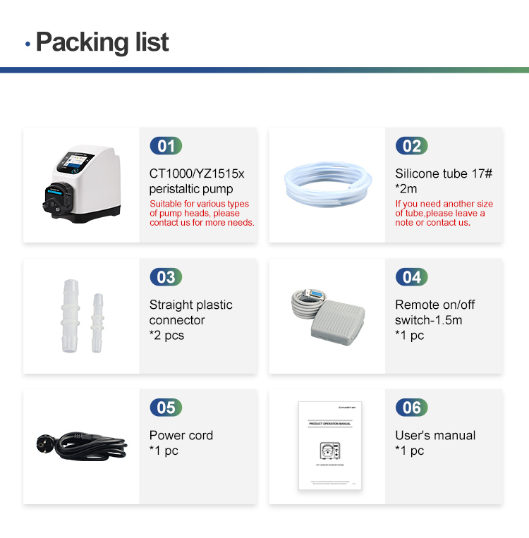 CT1000 Lab Intelligent Flow Peristaltic Pump