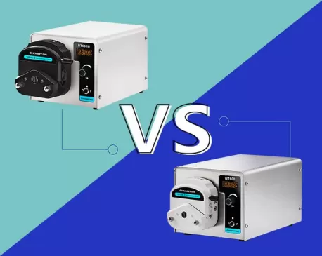 WT600 Peristaltic Pump VS  BT600M Peristaltic Pump