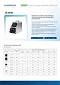 P Series Pump Head/Tube Flow Parameter Table