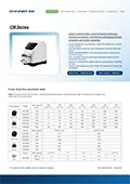 CM Series Pump Head/Tube Flow Parameter Table