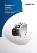 BG600LC-S  Peristaltic Pump Brochure