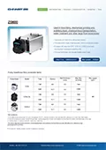 ZG600 Pump Head/Tube Flow Parameter Table