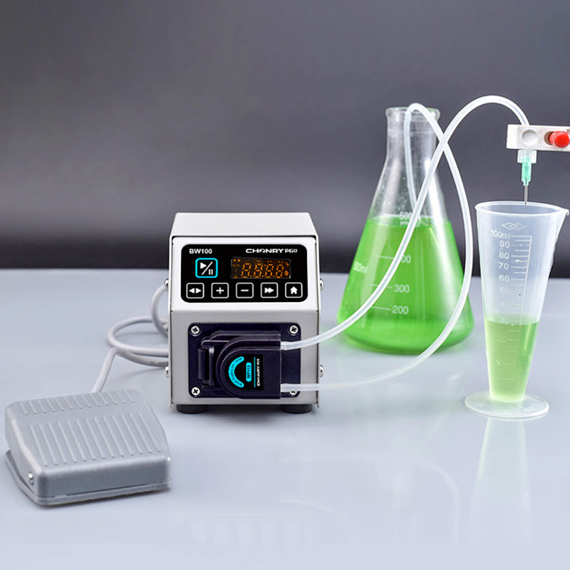 BW100 Lab Peristaltic Pump 28mL/min MicroFluid Transfer Pump Stepper Motor - Chonry