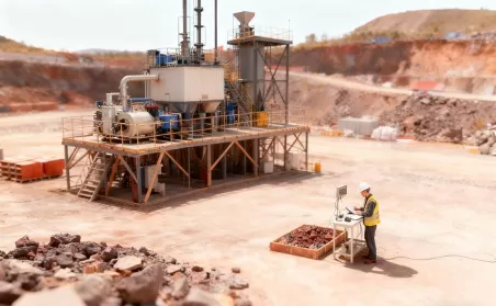 Pilot-scale pumping scheme in mining: The key role of high-protection peristaltic pumps