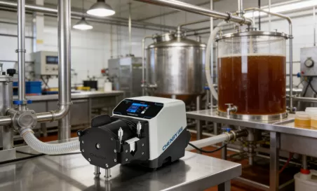Peristaltic Pump Case Study: Improving Syrup Transfer Efficiency in Beverage Manufacturing